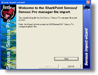 Sensus/Sensus Pro <b>Manager</b> logbook Import for SharkPoint for Windows