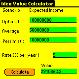 Idea Value Calculator for <b>Windows</b> OS