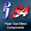 Power Pack (PJ + Supreme 4 components) - Macromedia Flash text <b>effects</b>