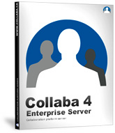 <b>Collaba <b>Enterprise</b> Server</b> <b>1</b>-<b>Year</b> w/25 users & Unlim.Tech.<b>Support</b>