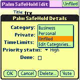 <b>Palm</b> <b>SafeHold</b>